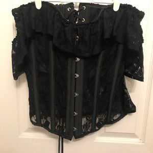 Top Drawer Corset with Sleeves